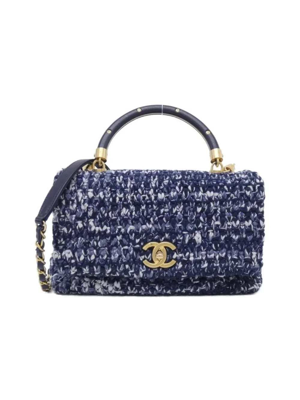 Chanel Bag Handbag Navy